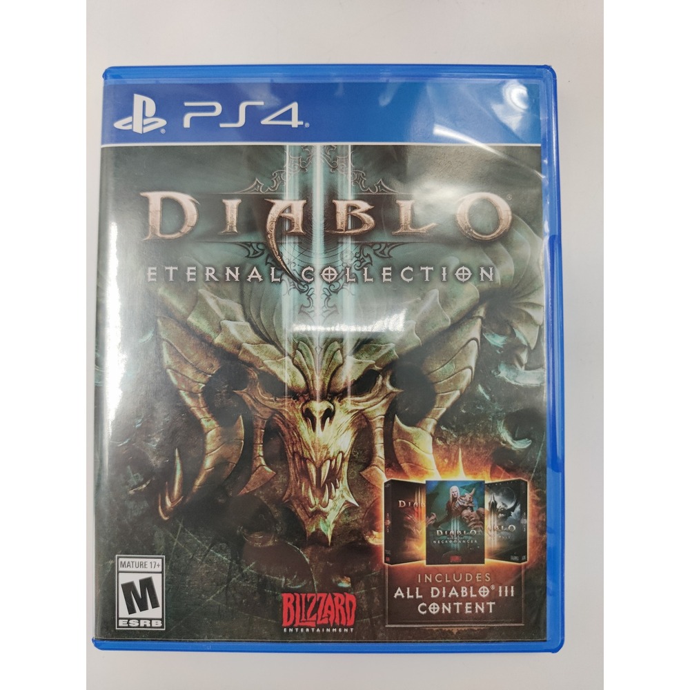 Diablo III Eternal Collection Sony PS4 Blizzard Entertainment Action RPG Game